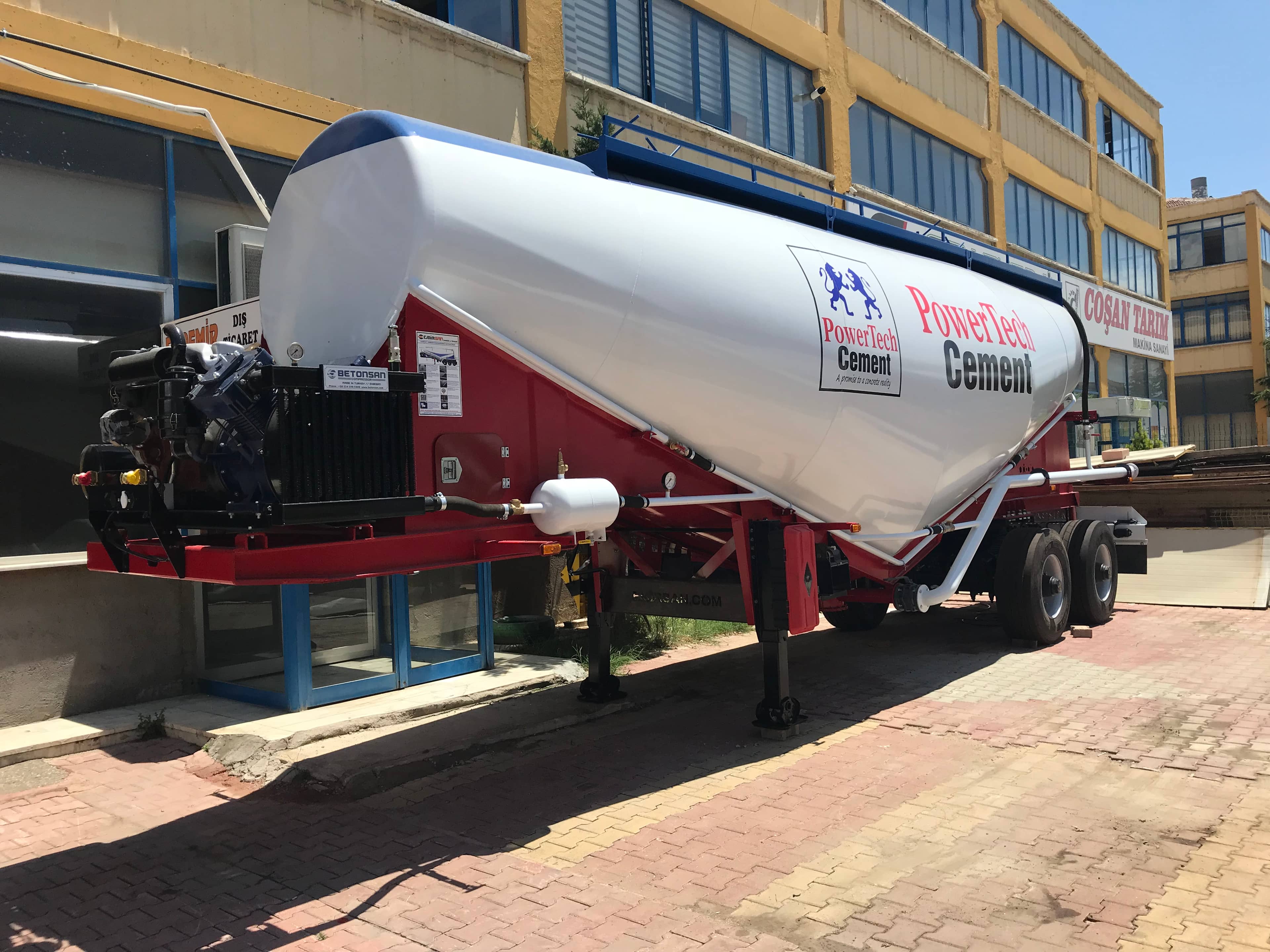 V-Type (Banana) Cement Silo Trailer — 7