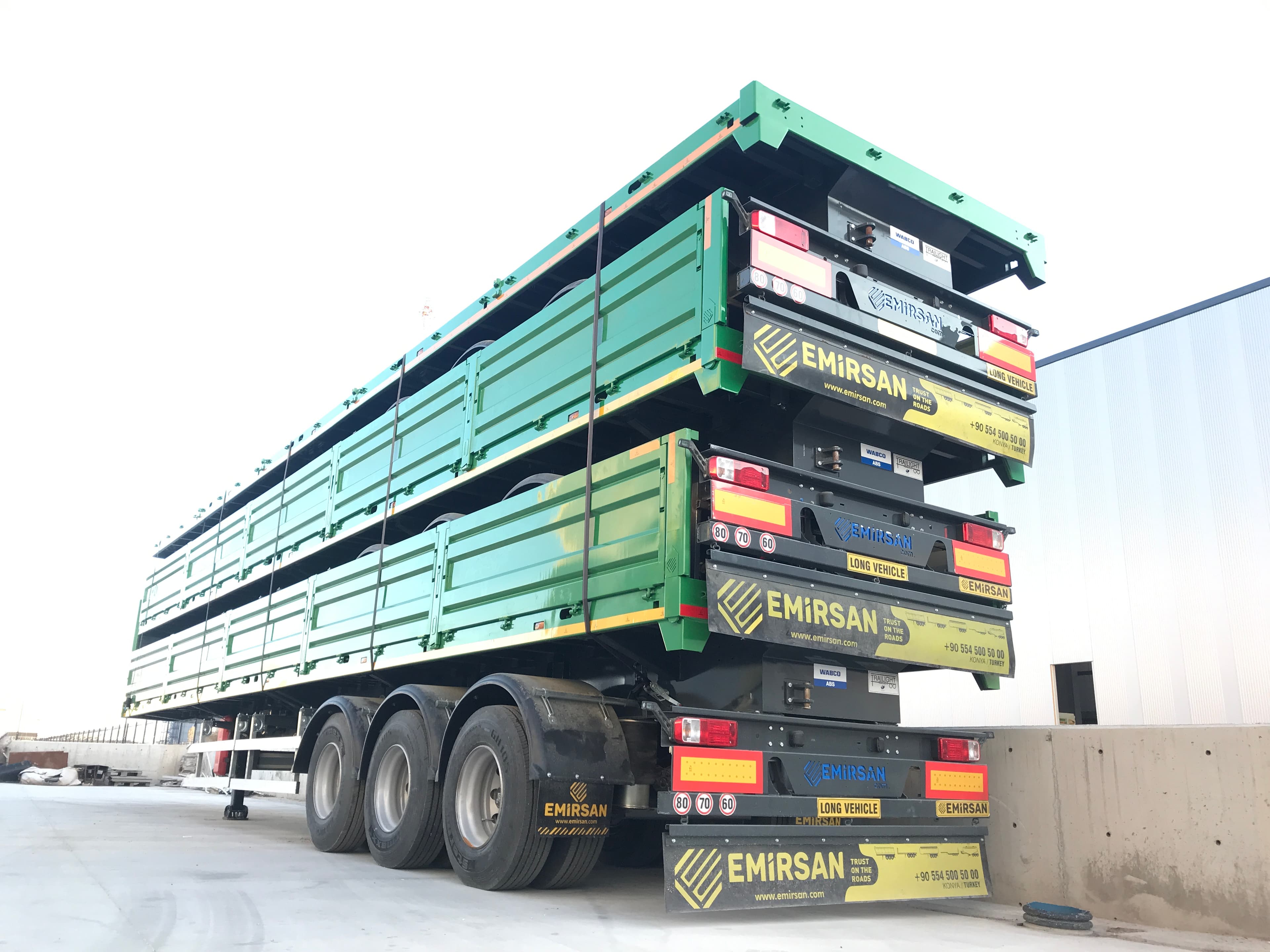 Бортовой платформенный полуприцеп — 2